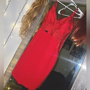 Red Lace Dress 🖤
